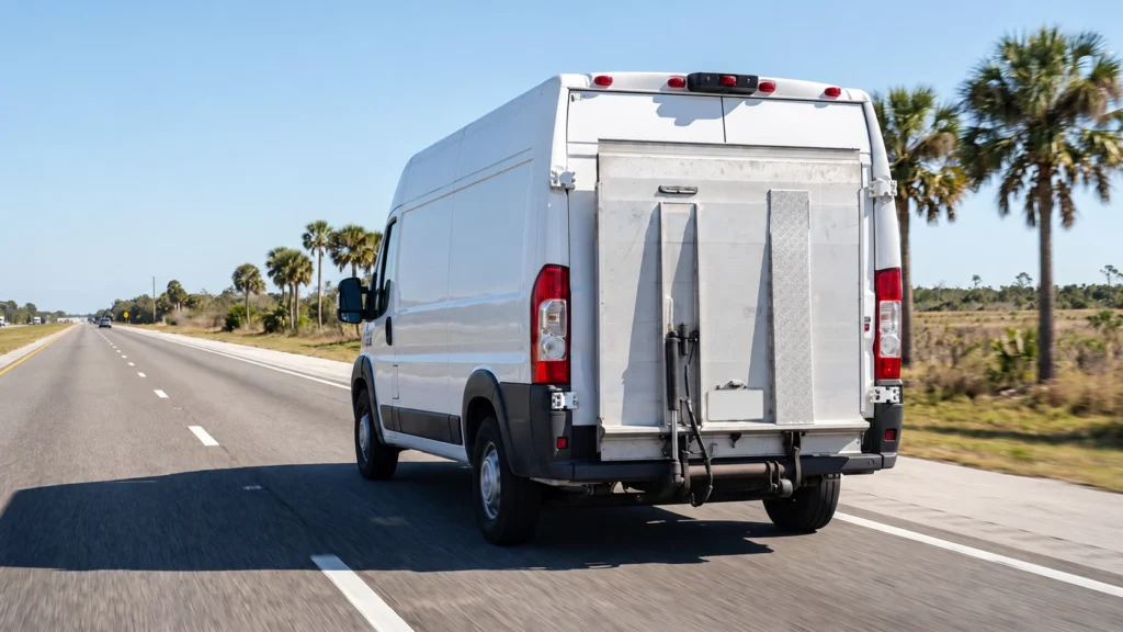 C-arm delivery route serving Florida facilities