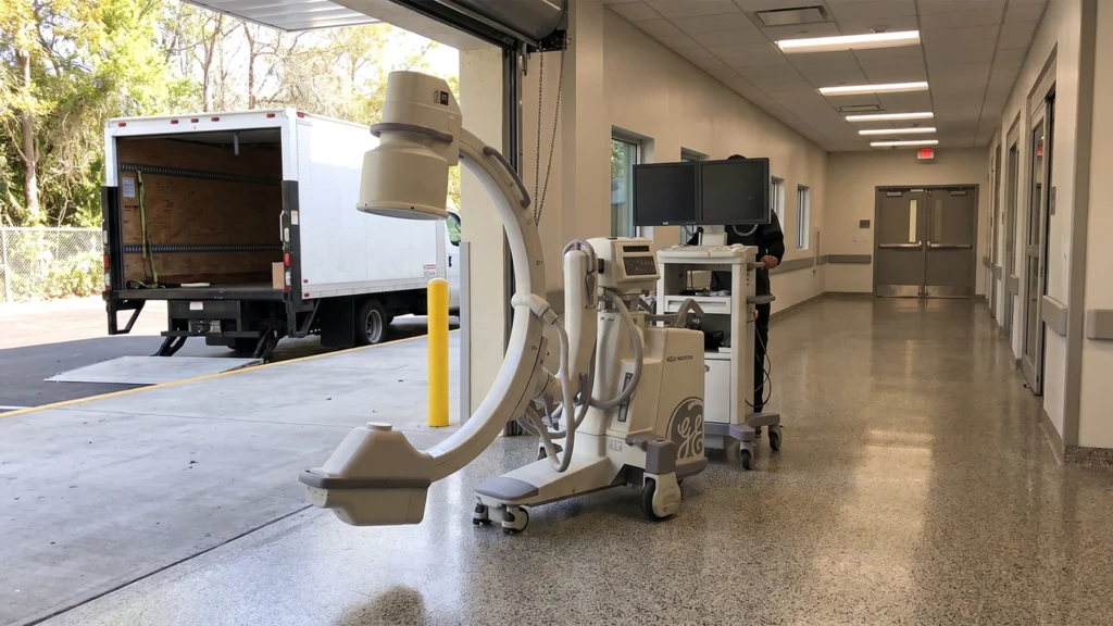 Mobile C-arm delivery and logistics for a Florida medical facility