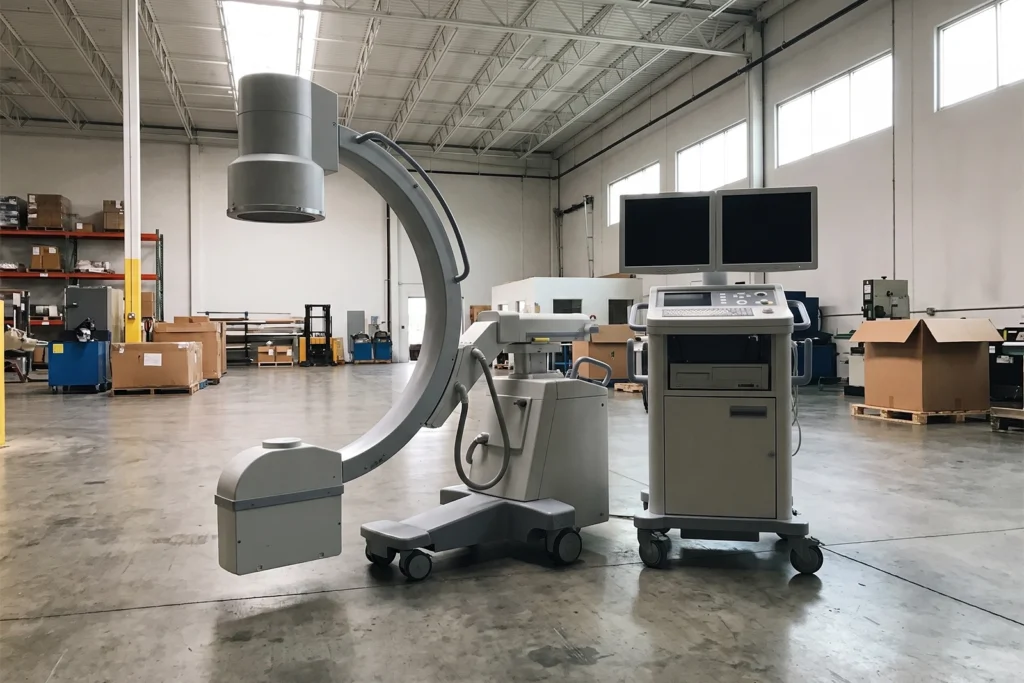 Mobile C-arm and imaging workstation